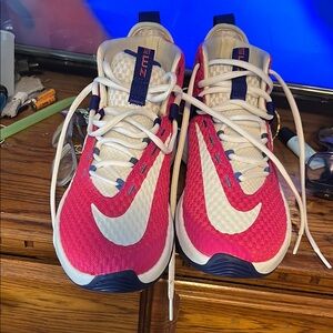 Nike Pink and White Athletic Shoes